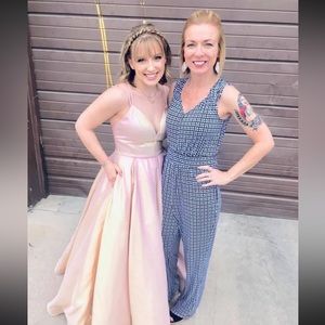 Black and white jumpsuit